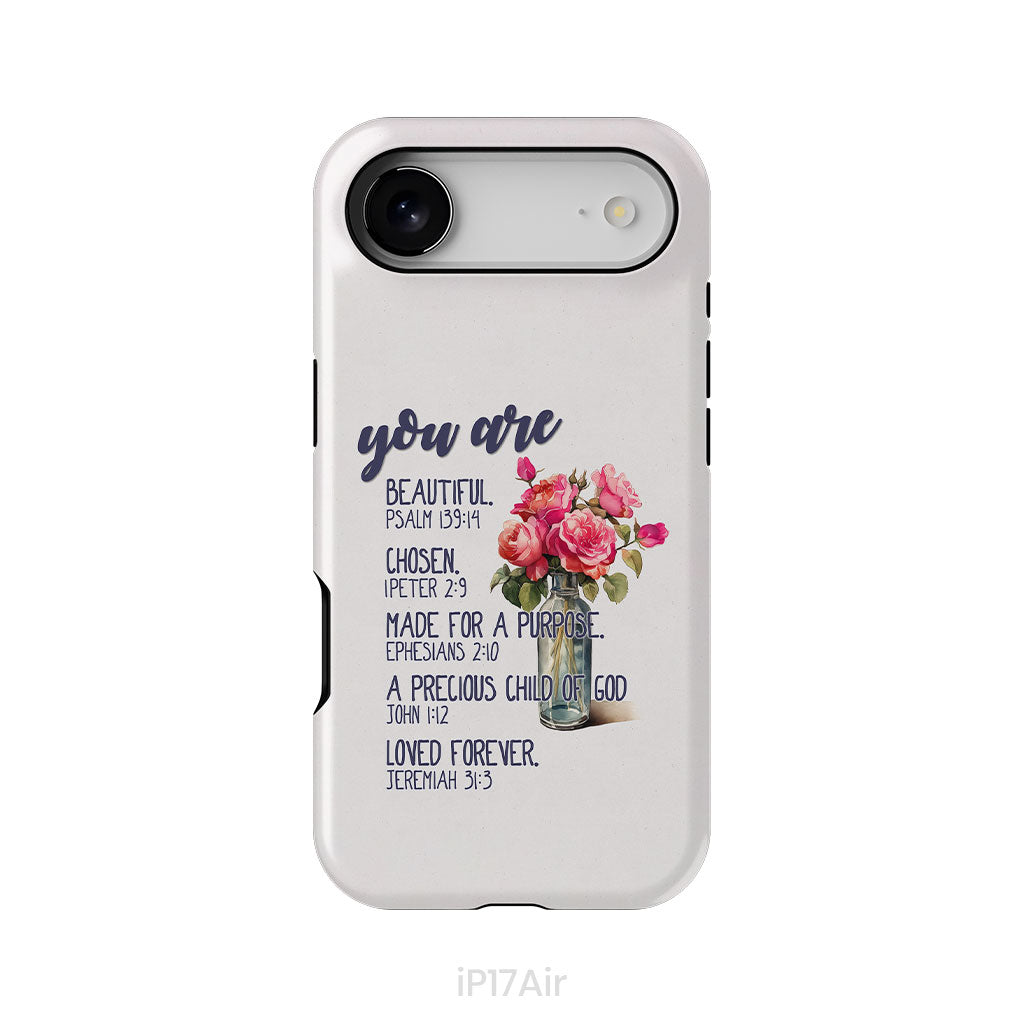 You Are Who God Says You Are, Bible Verses, Phone Case