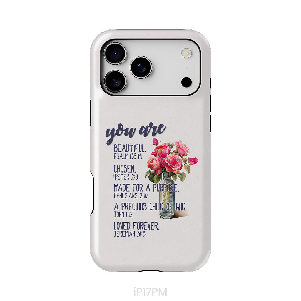 You Are Who God Says You Are, Bible Verses, Phone Case