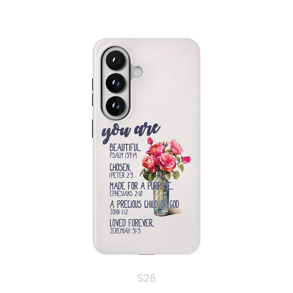 You Are Who God Says You Are, Bible Verses, Phone Case