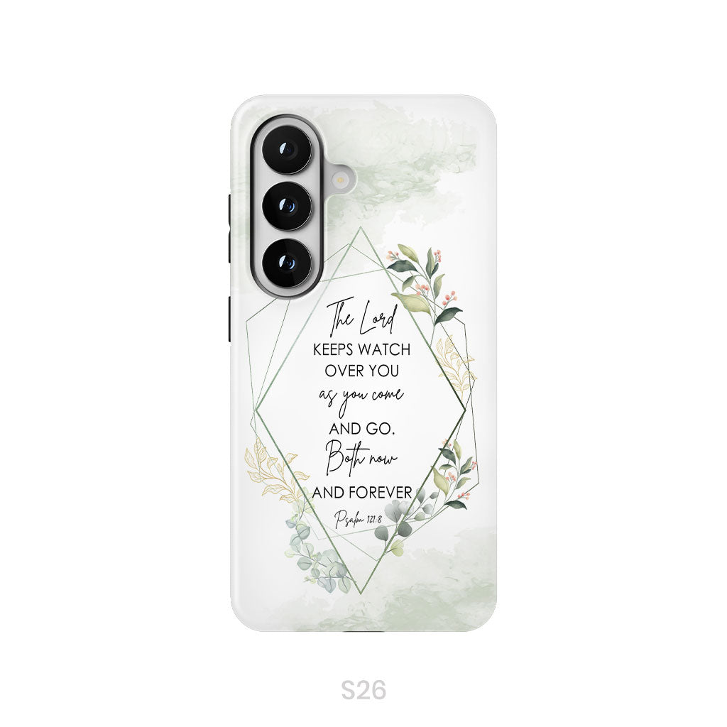 The Lord keeps watch over you as you come and go phone case | Bible verse phone cases