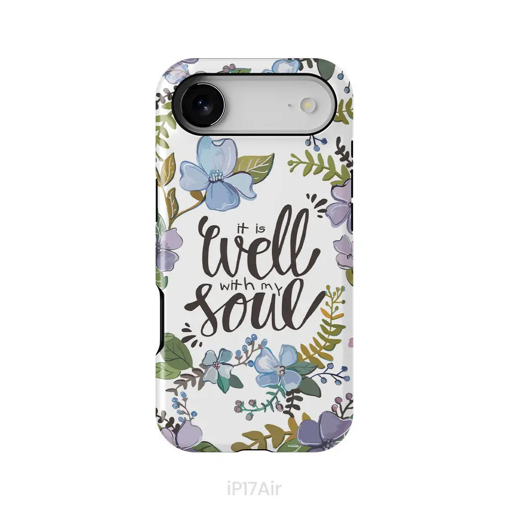 Christian phone cases: It well with my soul phone case iPhone 17 Air / Tough Case