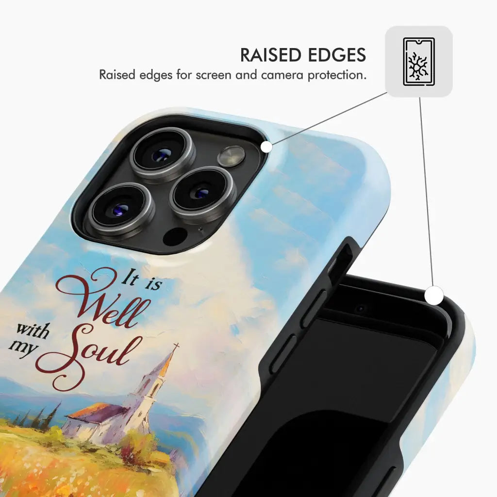 It is Well With My Soul Church Art Phone Case