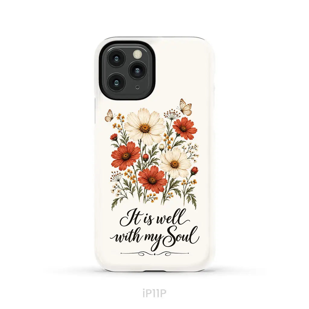 It is Well With My Soul Phone Case iPhone 11 Pro / Tough Case