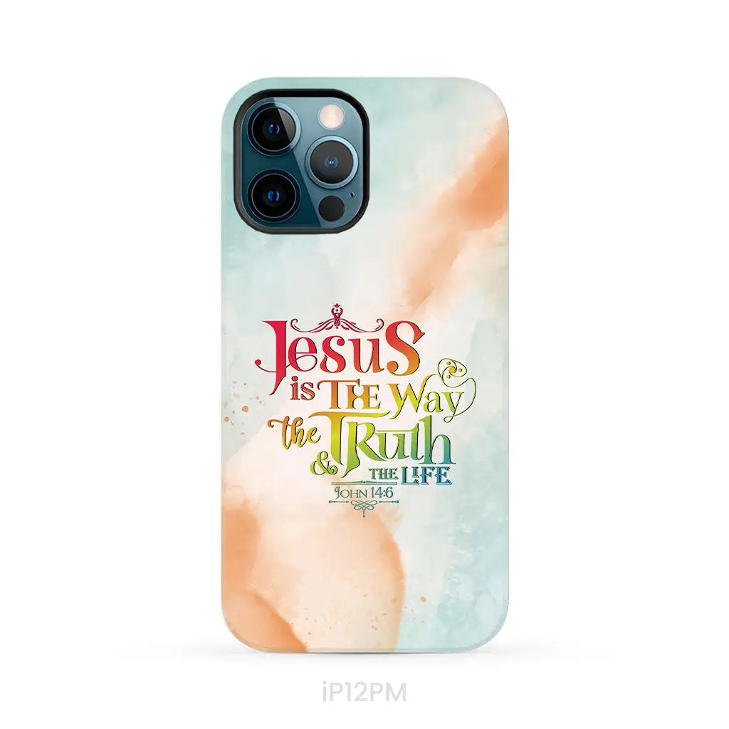 Jesus is the way the truth and the life John 14:6 phone case iPhone 12 Pro Max / Tough Case