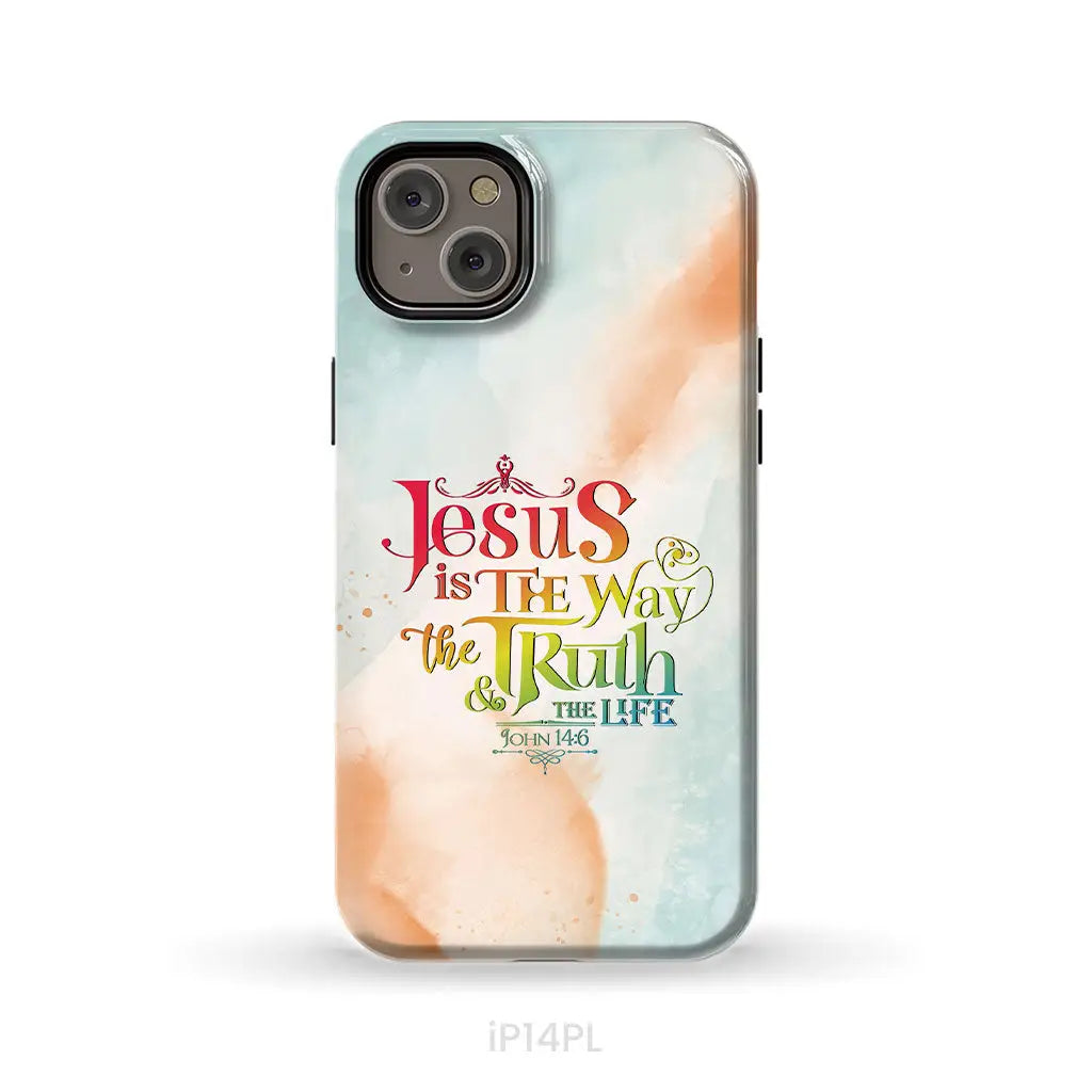 Jesus is the way the truth and the life John 14:6 phone case iPhone 14 Plus / Tough Case