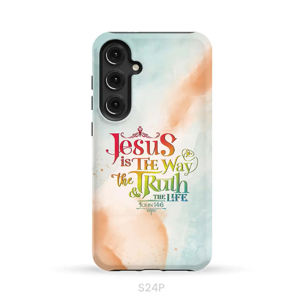 Jesus is the way the truth and the life John 14:6 phone case Samsung Galaxy S24 Plus / Tough Case