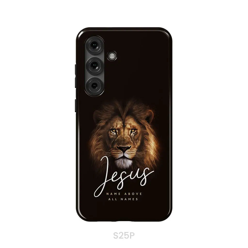 Jesus name above all names Christian phone case Samsung Galaxy S25 Plus / Tough Case