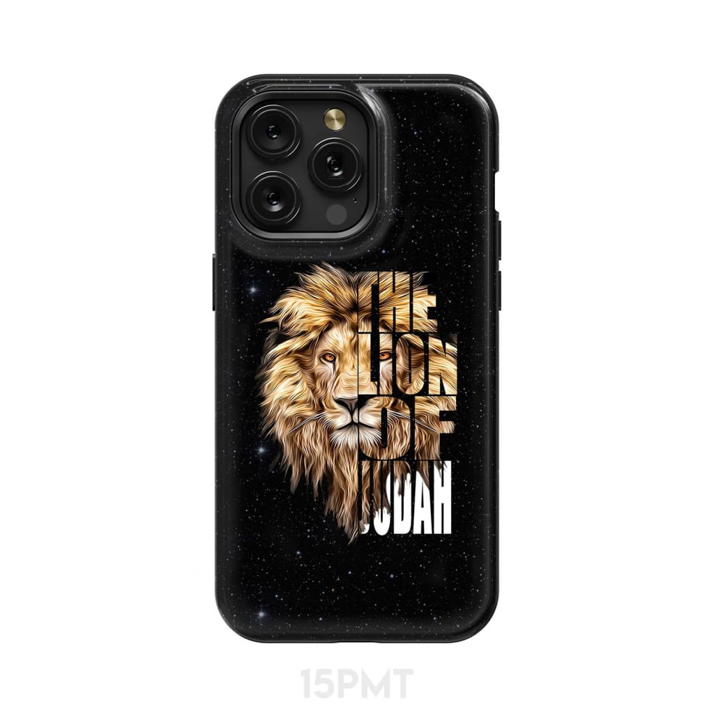 Jesus the Lion of Judah phone case - Christian cases iPhone 15 Pro Max / Tough