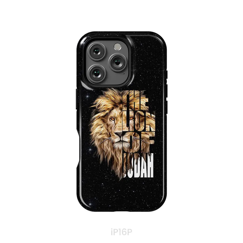 Jesus the Lion of Judah phone case - Christian phone cases iPhone 16 Pro / Tough Case