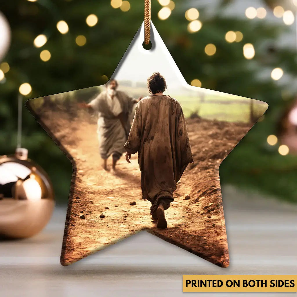 The Father Runs Towards His Son The Prodigal Son Ornament