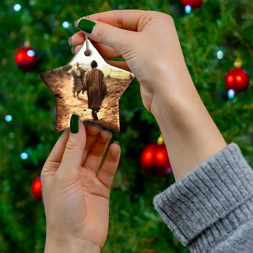 The Father Runs Towards His Son The Prodigal Son Ornament