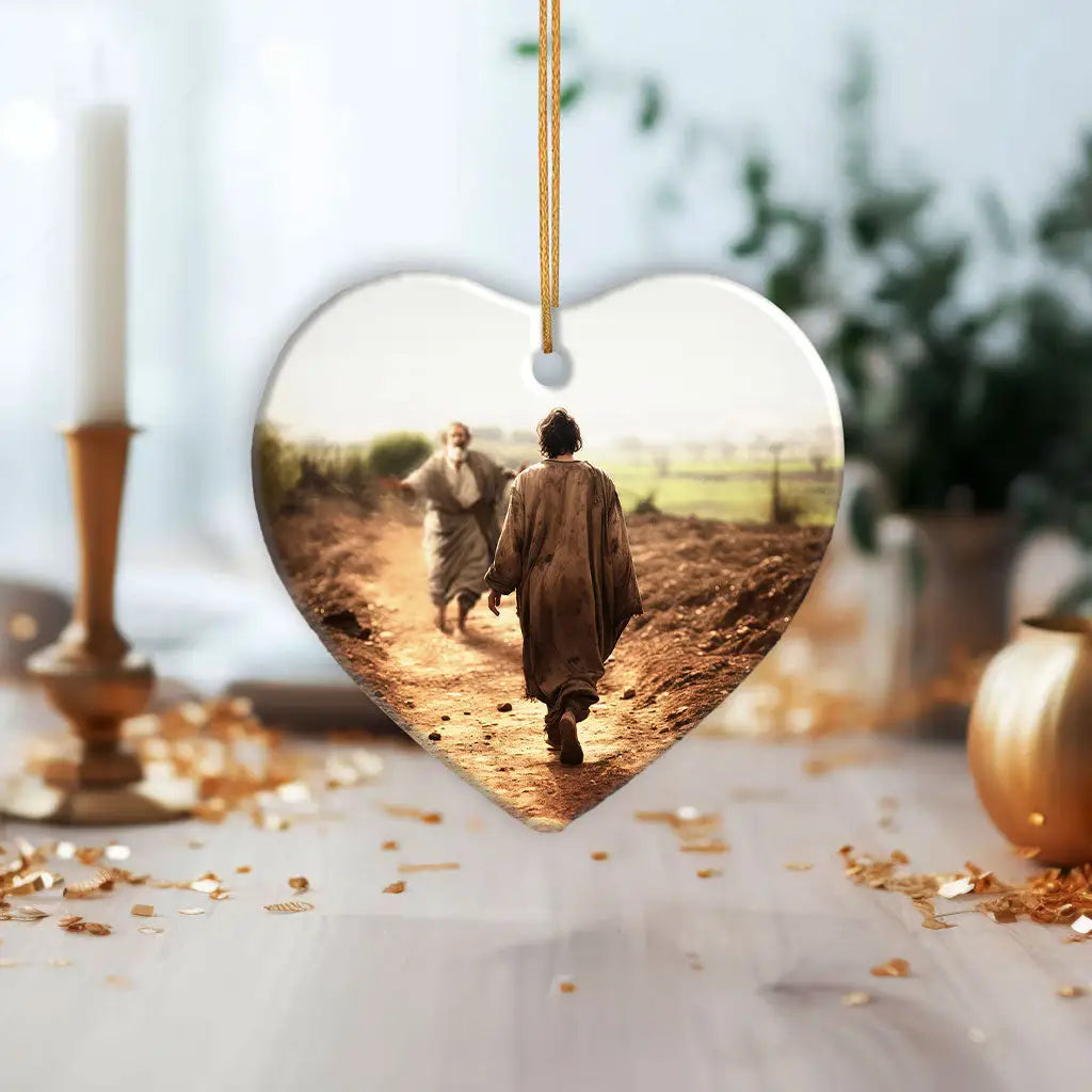 The Father Runs Towards His Son The Prodigal Son Ornament
