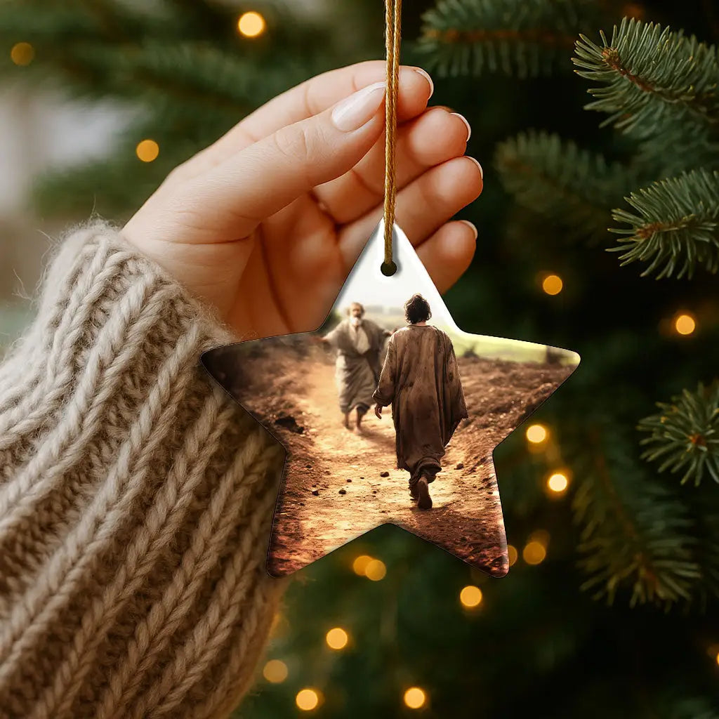 The Father Runs Towards His Son The Prodigal Son Ornament