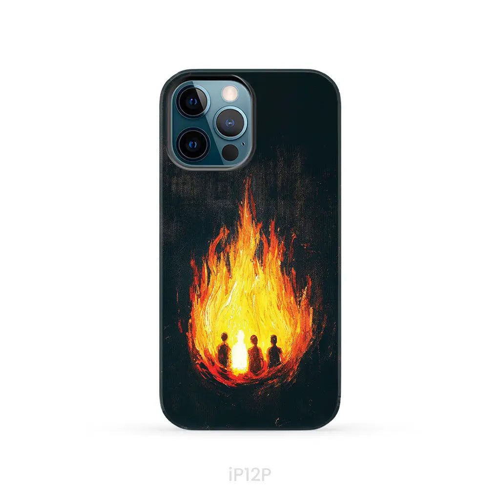 The Fiery Furnace Phone Case (Shadrach Meshach Abednego with Son of God) iPhone 12 Pro / Tough Case