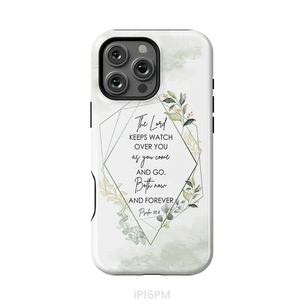 The Lord keeps watch over you as you come and go phone case | Bible verse phone cases iPhone 16 Pro Max / Tough Case