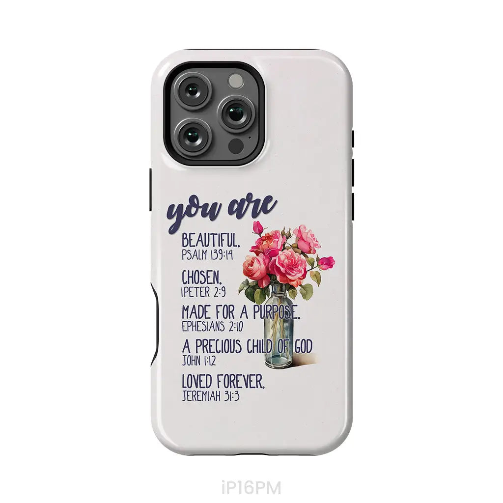 You Are Who God Says You Are Bible Verses Phone Case iPhone 16 Pro Max / Tough Case