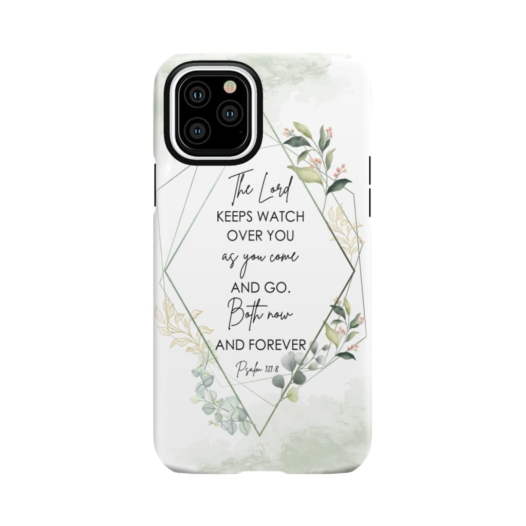 The Lord keeps watch over you as come and go phone case | Bible verse cases iPhone 11 Pro / Tough