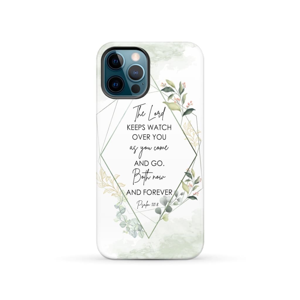 The Lord keeps watch over you as come and go phone case | Bible verse cases iPhone 12 Pro / Tough