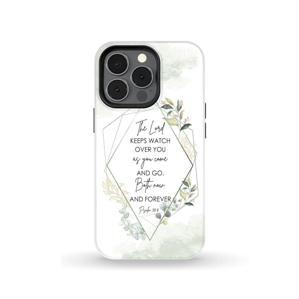 The Lord keeps watch over you as come and go phone case | Bible verse cases iPhone 13 Pro / Tough
