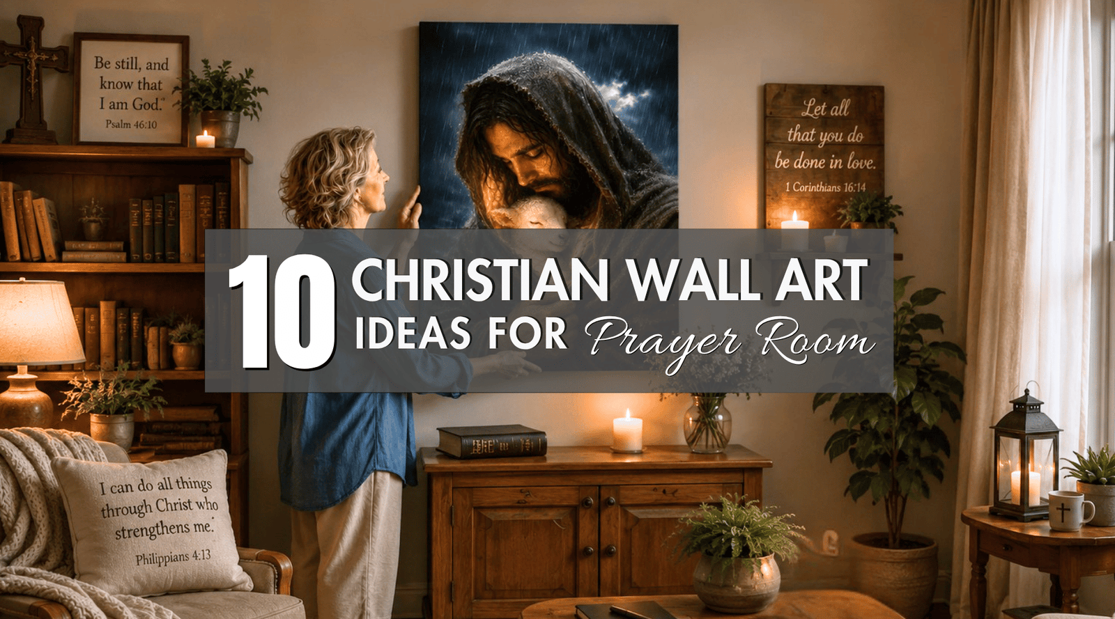 10 Christian Wall Art Ideas for Prayer Room to Create a Peaceful Place With God