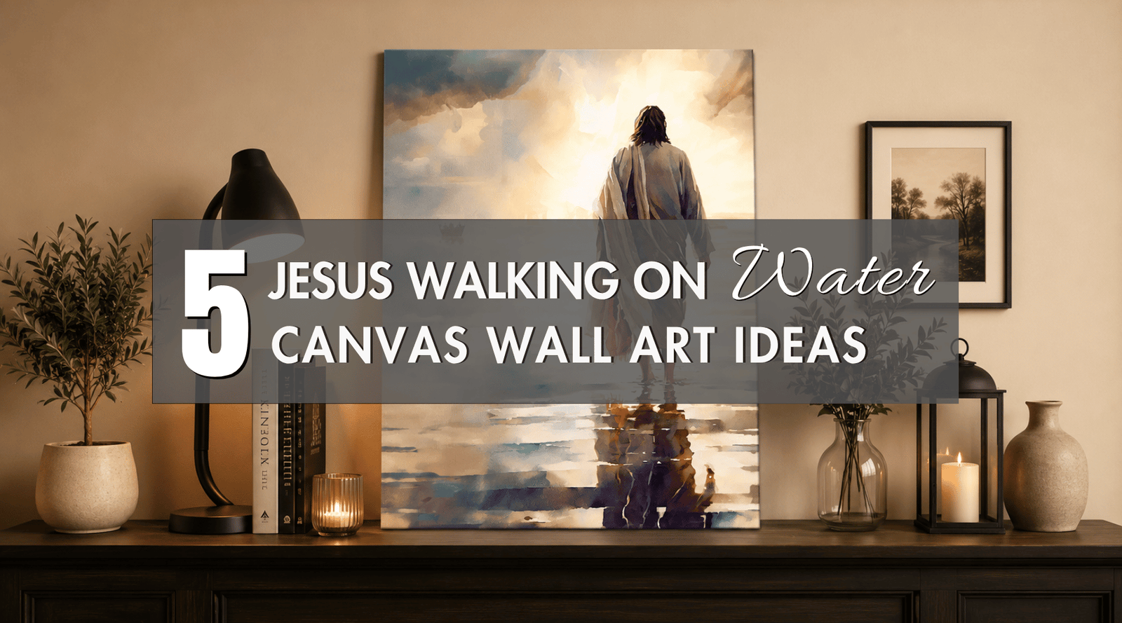 5 inspiring Jesus Walking on Water Wall Art ideas