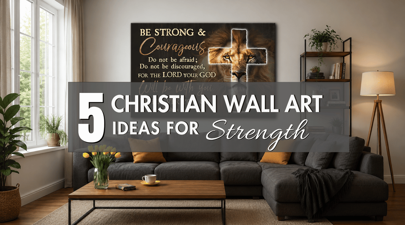 Christian Wall Art for Strength in Hard Times