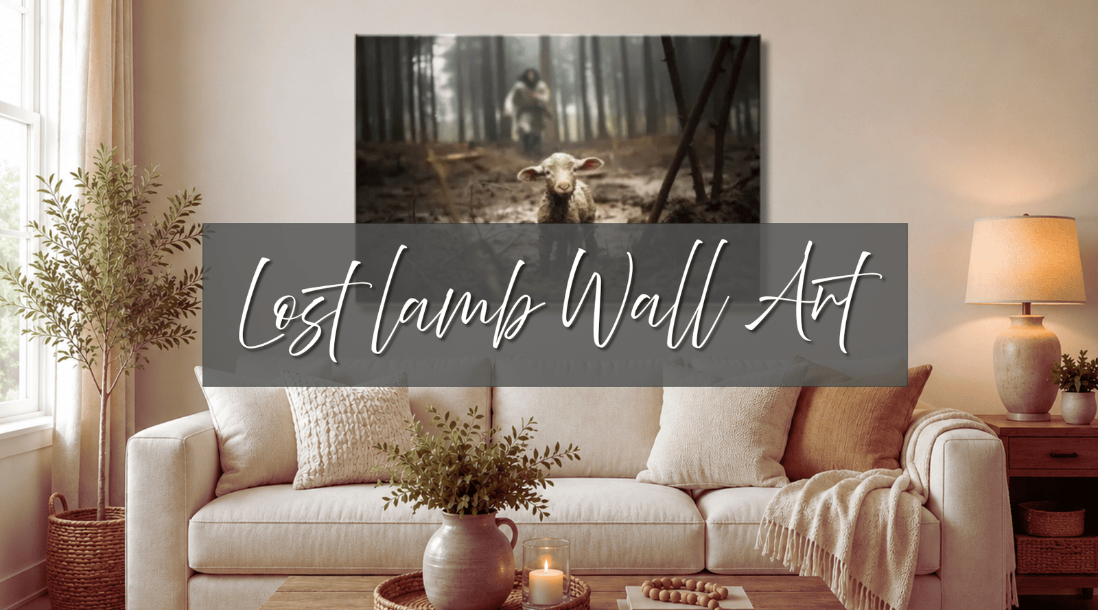 Jesus and the Lost Lamb Artwork Idea That Remind Us of God’s Love