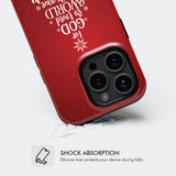 John 3:16 For God So Loved The World – Christmas Tree Christian Phone Case