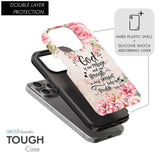 God Is Our Refuge And Strength Psalm 46:1 Bible Verse Phone Case