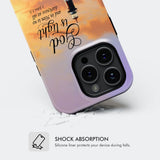 1 John 1:5 God is Light Lighthouse Christian Phone Case