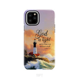 1 John 1:5 God is Light Lighthouse Christian Phone Case iPhone 11 Pro / Tough
