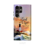 1 John 1:5 God is Light Lighthouse Christian Phone Case Samsung Galaxy S23 Ultra / Tough