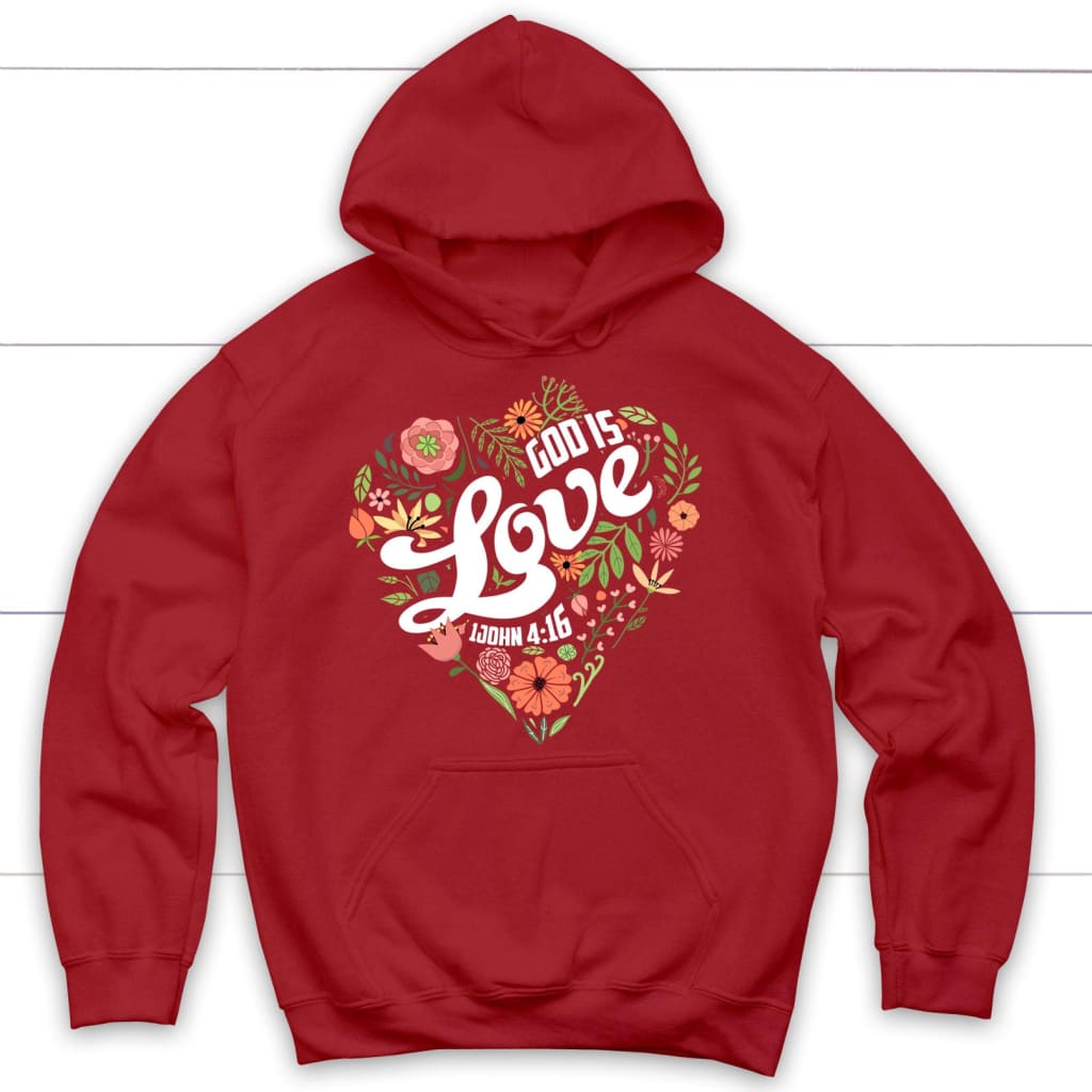 Red love hoodie online