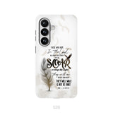 Soar on Wings Like Eagles Isaiah 40:31 Christian Phone Case