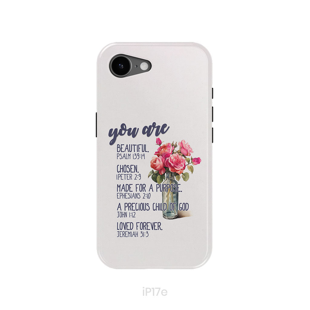 You Are Who God Says You Are, Bible Verses, Phone Case