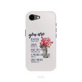 You Are Who God Says You Are, Bible Verses, Phone Case