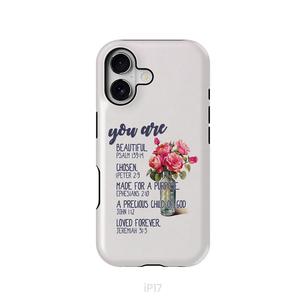 You Are Who God Says You Are, Bible Verses, Phone Case