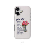 You Are Who God Says You Are, Bible Verses, Phone Case