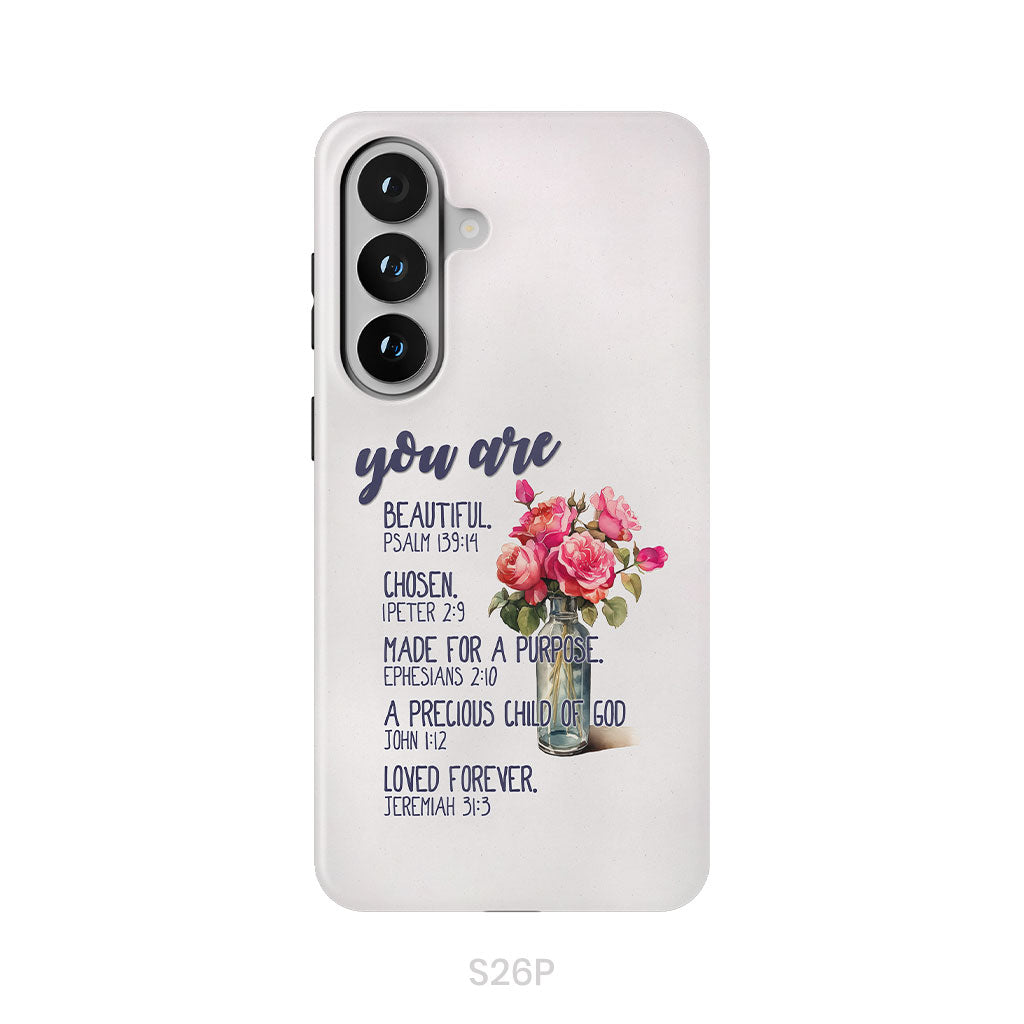 You Are Who God Says You Are, Bible Verses, Phone Case