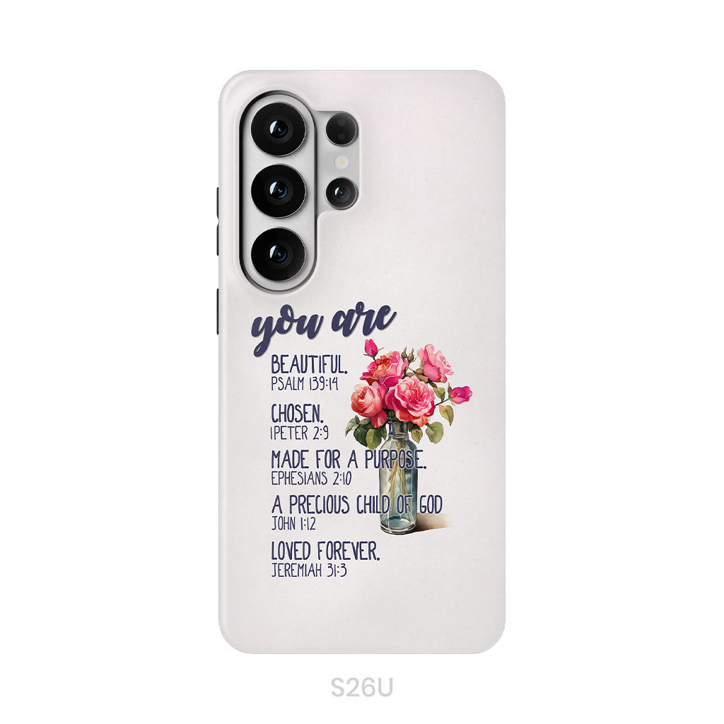 You Are Who God Says You Are, Bible Verses, Phone Case