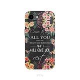 Come To Me All Who Are Weary Matthew 11:28 Christian Phone Case
