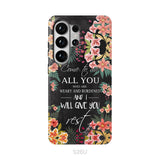 Come To Me All Who Are Weary Matthew 11:28 Christian Phone Case