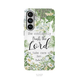 She Confidently Trusts The Lord To Take Care Of Her Psalm 112:7 Phone Case