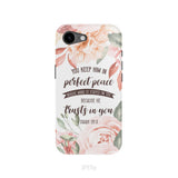 You Keep Him In Perfect Peace Isaiah 26:3 Bible Verse Phone Case