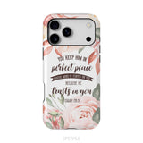 You Keep Him In Perfect Peace Isaiah 26:3 Bible Verse Phone Case