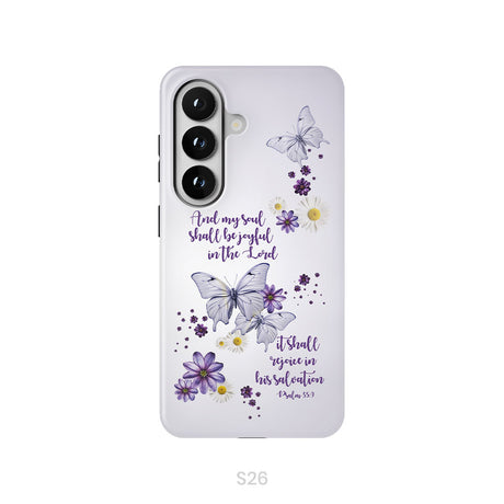 And My Soul Shall Be Joyful in the Lord Psalm 35:9 Phone Case
