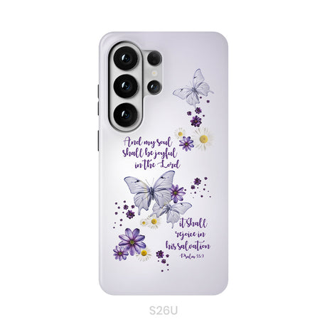 And My Soul Shall Be Joyful in the Lord Psalm 35:9 Phone Case