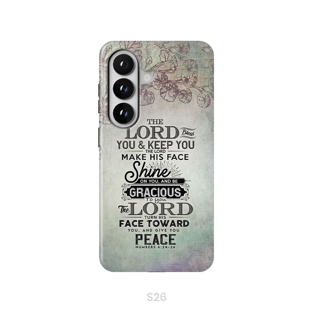 Numbers 6:24-26 The Lord bless you and keep you phone case, Christian phone cases