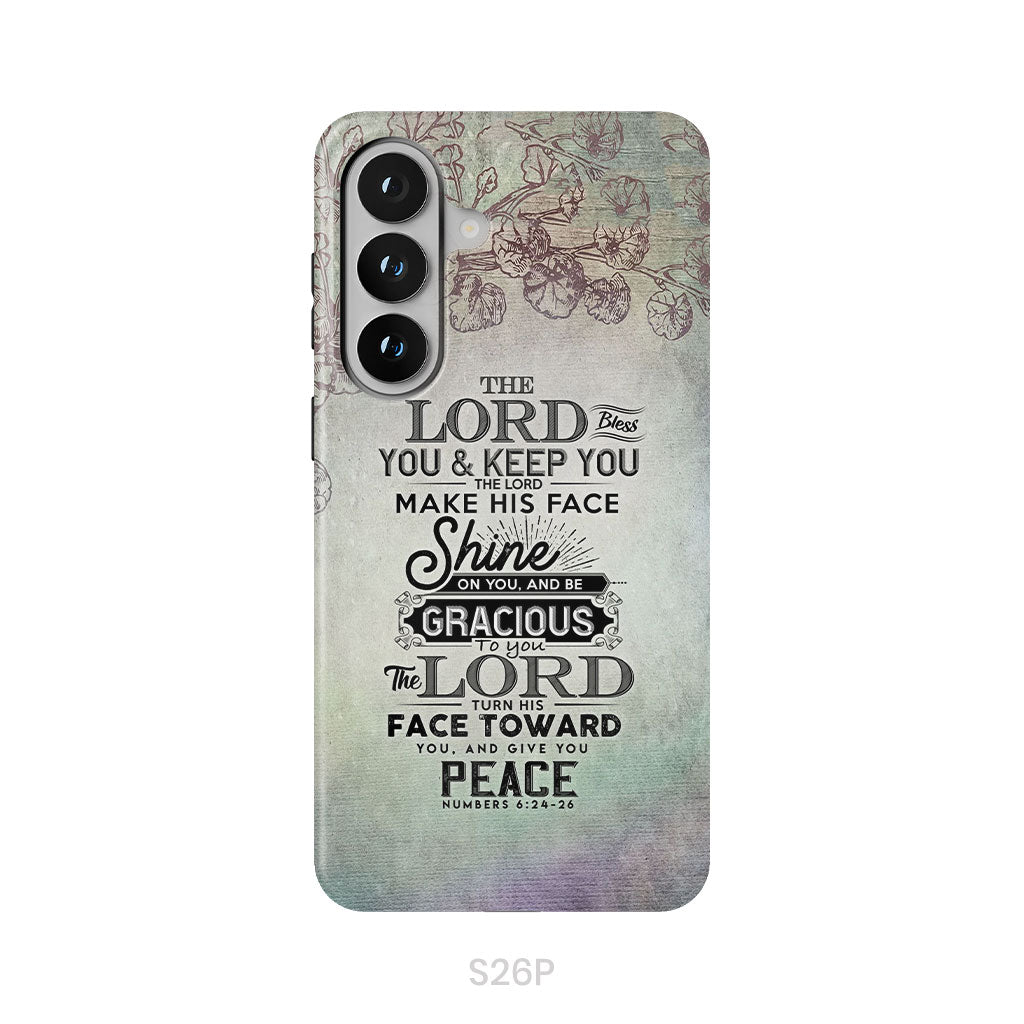 Numbers 6:24-26 The Lord bless you and keep you phone case, Christian phone cases