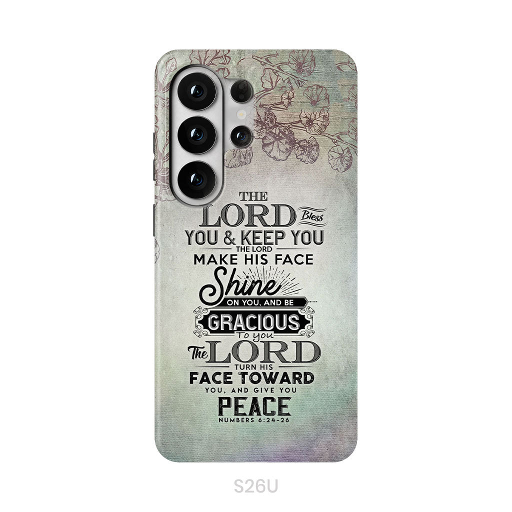 Numbers 6:24-26 The Lord bless you and keep you phone case, Christian phone cases